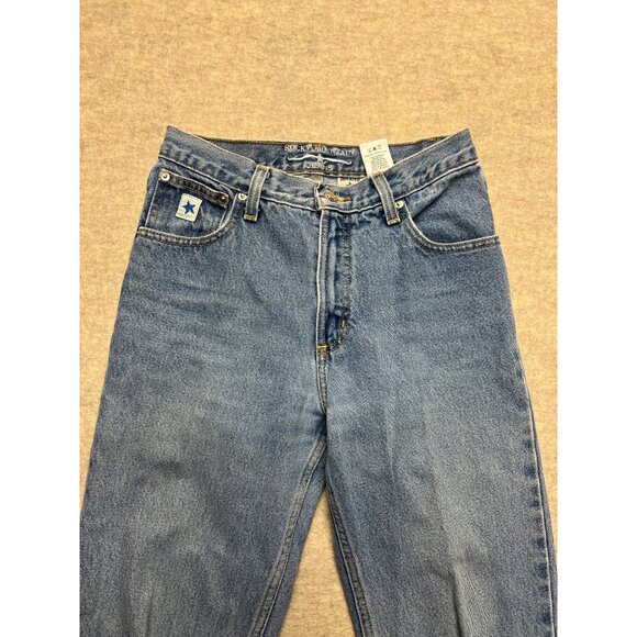 Vintage Rockies Slim Jeans Medium Wash Slim Straight Leg Extra Long 5 XLONG 90s - Picture 2 of 12